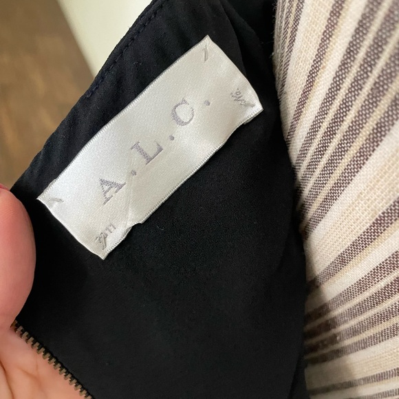 A.L.C Lindsay Japanese Stretch Crepe Dress Size 8 - Picture 7 of 9